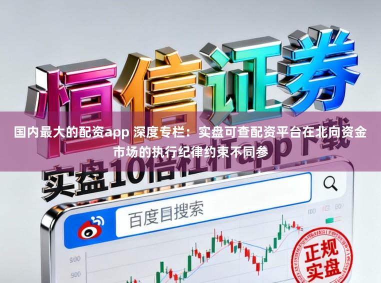 国内最大的配资app 深度专栏：实盘可查配资平台在北向资金市场的执行纪律约束不同参